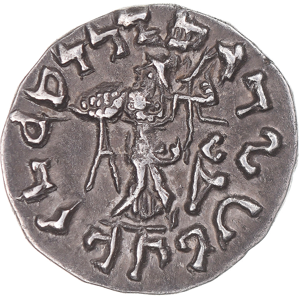 Munten, Indo-Greek Kingdom, Apollodotos II, Drachm, ca. 85-65 BC, PR, Zilver