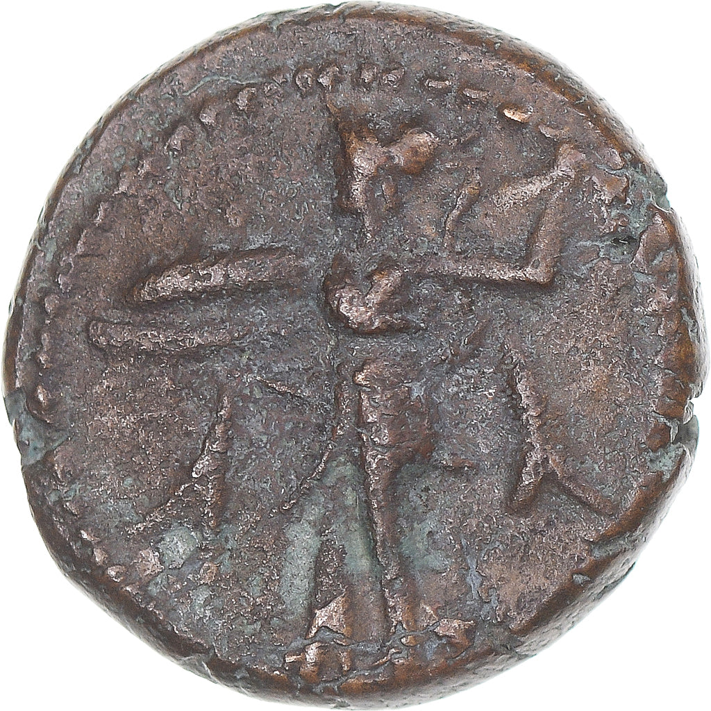 Moeda, Lucânia, Æ, ca. 300-250 BC, Metapontion, VF(30-35), Bronze, HN
