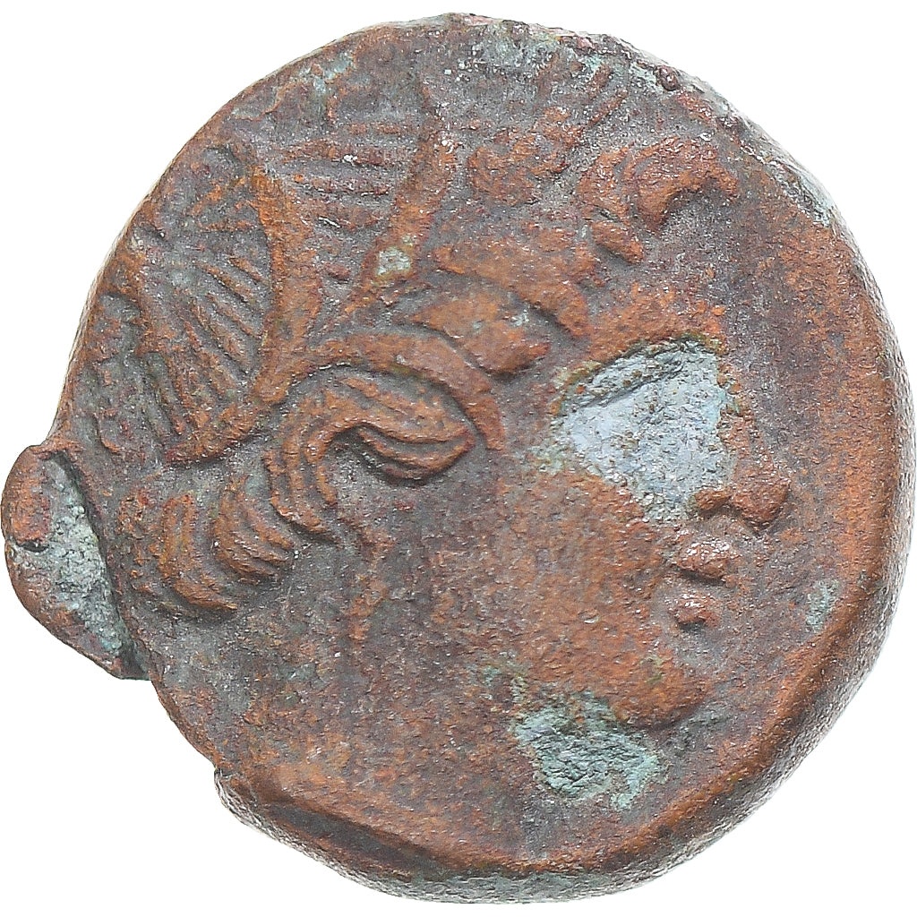 Moeda, Lucânia, Æ, ca. 300-250 BC, Metapontion, VF(20-25), Bronze, HN