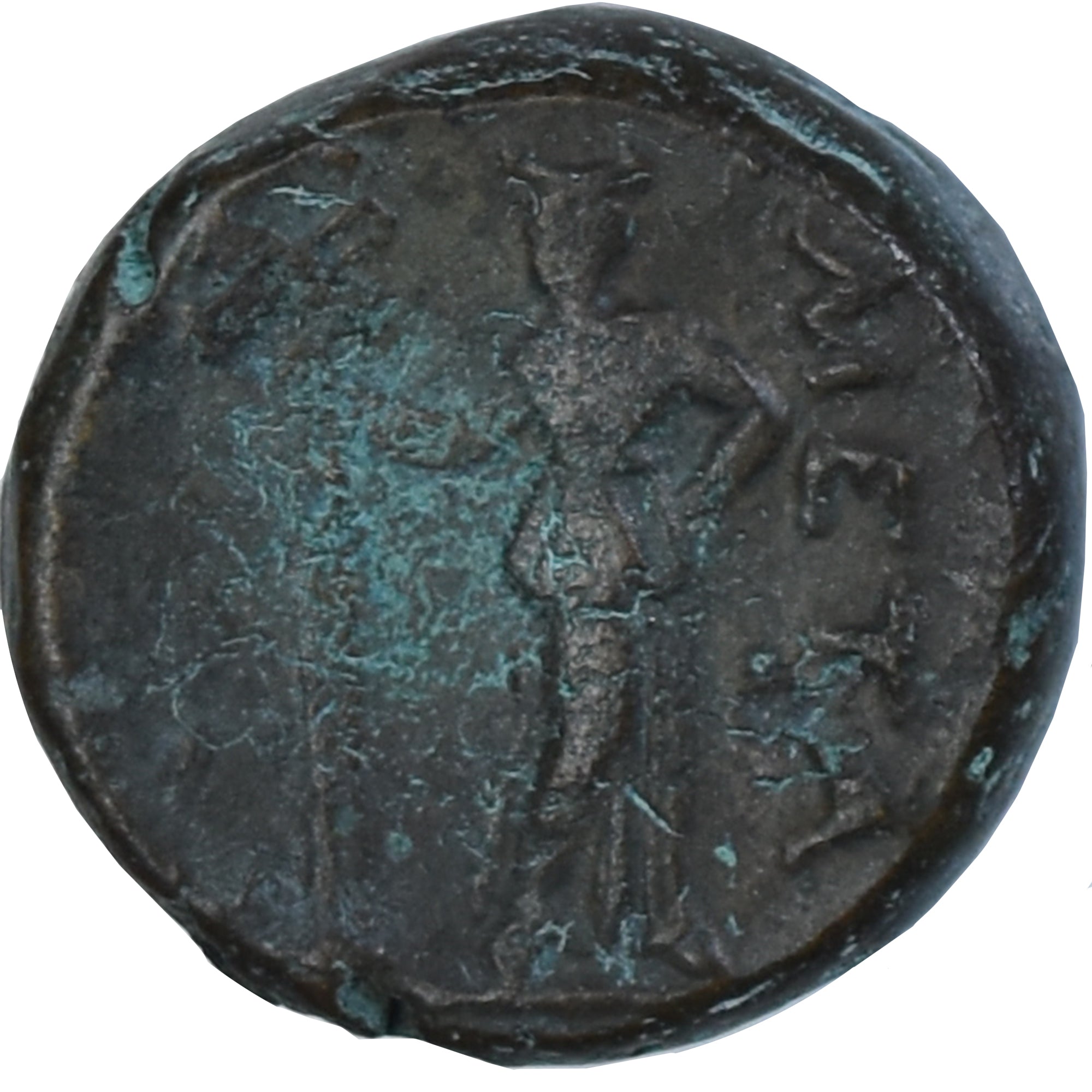 Moneta, Lucania, Æ, ca. 225-200(?) BC, Metapontion, VF(30-35), Brązowy, HN