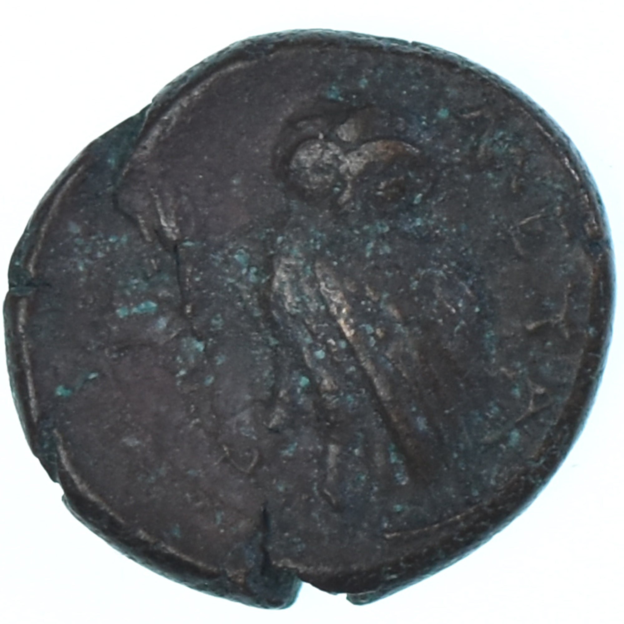 Moneta, Lucania, Æ, ca. 300-250 BC, Metapontion, VF(30-35), Brązowy, HN