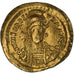 Theodosius II, Solidus, 441-450, Constantinople, Gold, EF(40-45), RIC:314