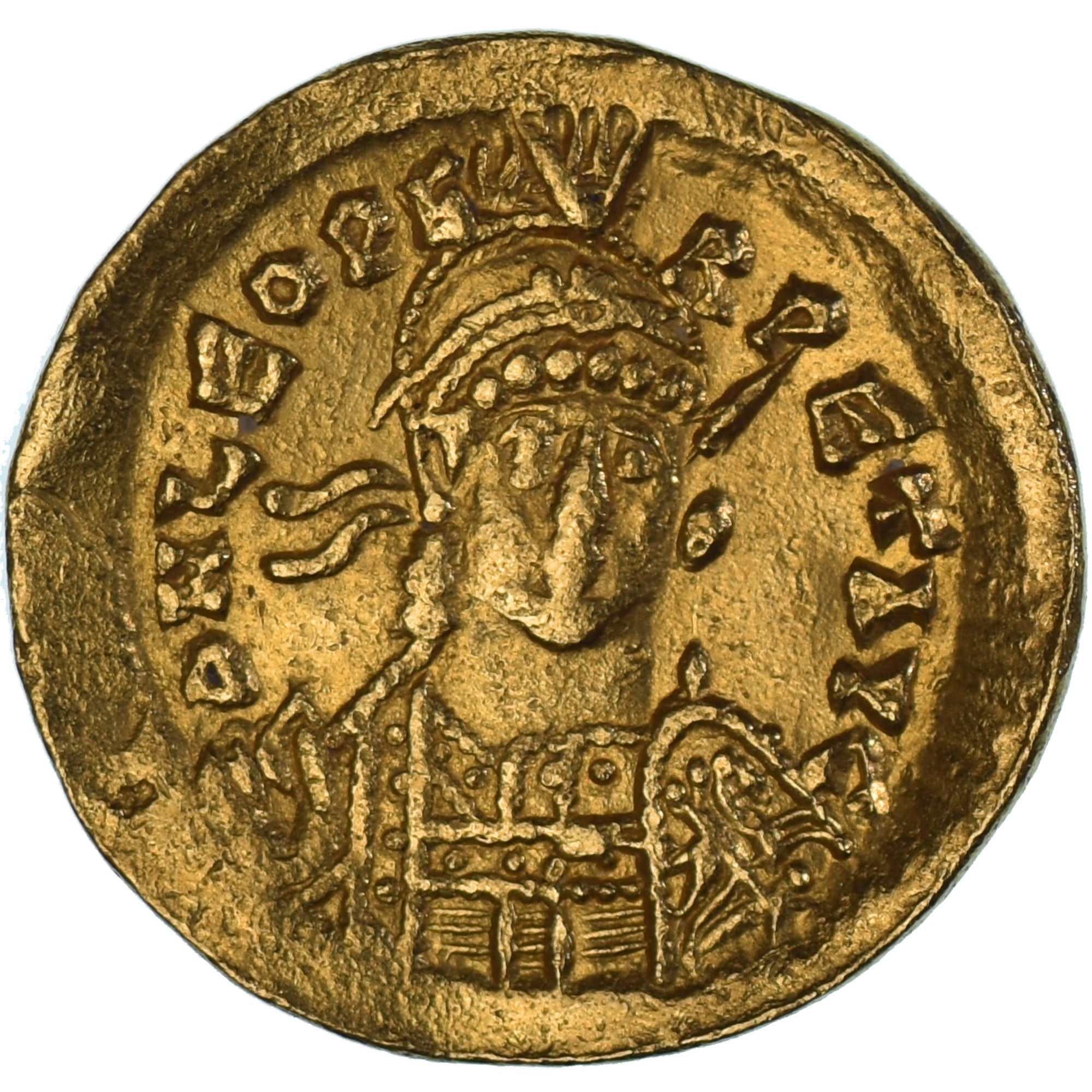 Leo I, Solidus, 462-466, Constantinople, Gold, SS+, RIC:605