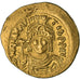 Maurice Tiberius, Solidus, 582-602, Constantinople, Gold, EF(40-45), Sear:478
