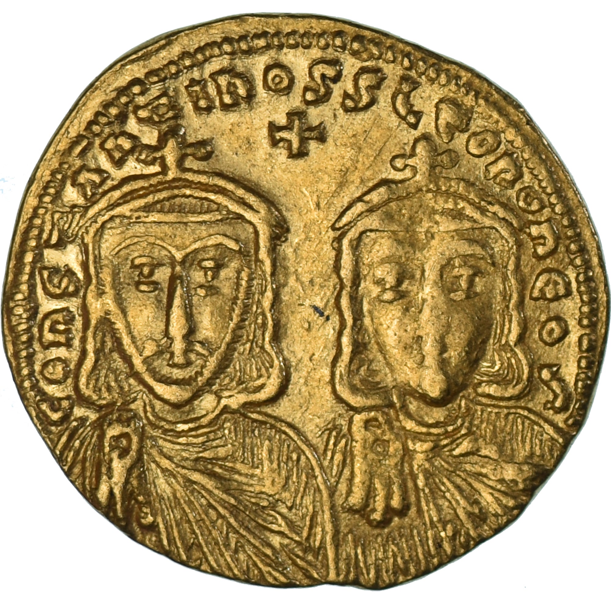 Constantin V, Léon IV et Léon III, Solidus, 751-775, Constantinople, Or, TTB+