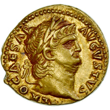 Nero, Aureus, 65-66, Rome, Boscoreale Treasure, Gold, AU(50-53), Cohen:313