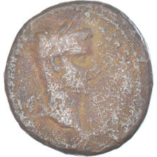 Coin, Augustus, As, 10-6 BC, Lugdunum, VF(20-25), Bronze, RIC:230