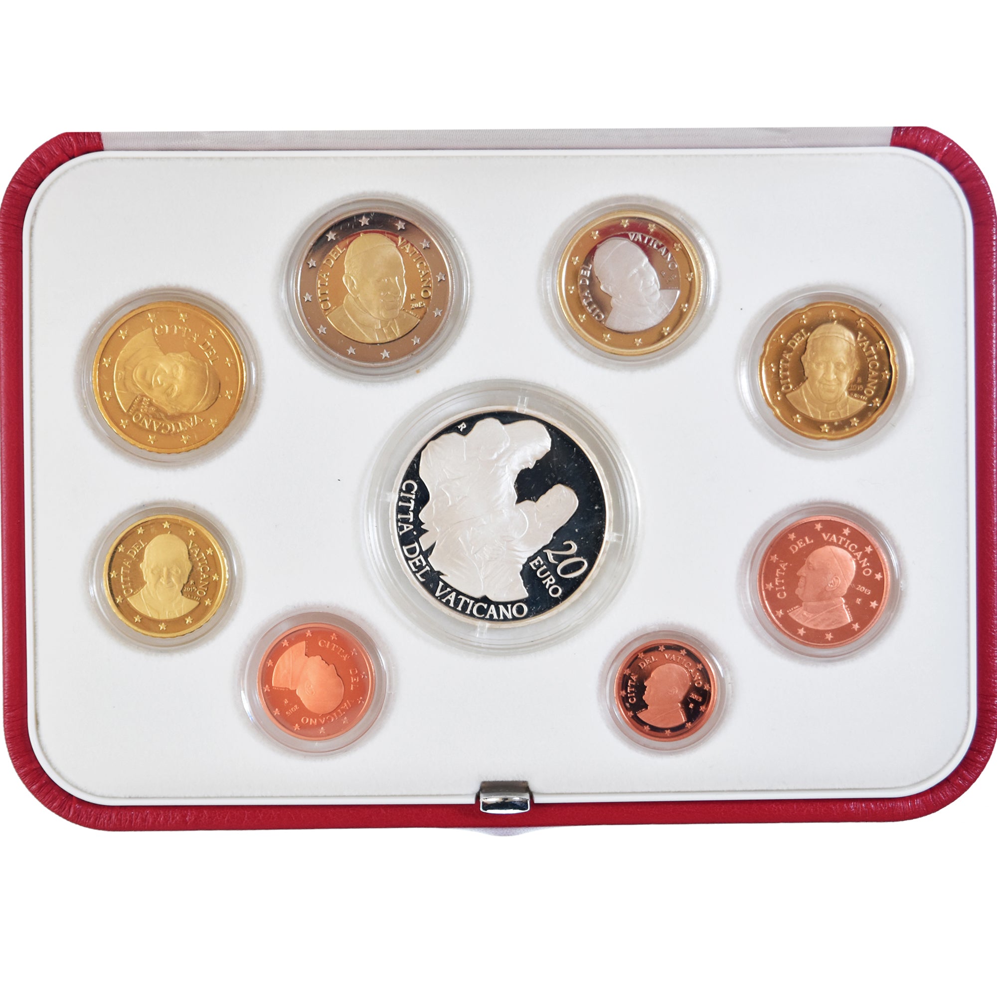CITTÀ DEL VATICANO, Pope Francis I, Set 1 ct. - 20 Euro, FS, 2015 - Anno MMXV
