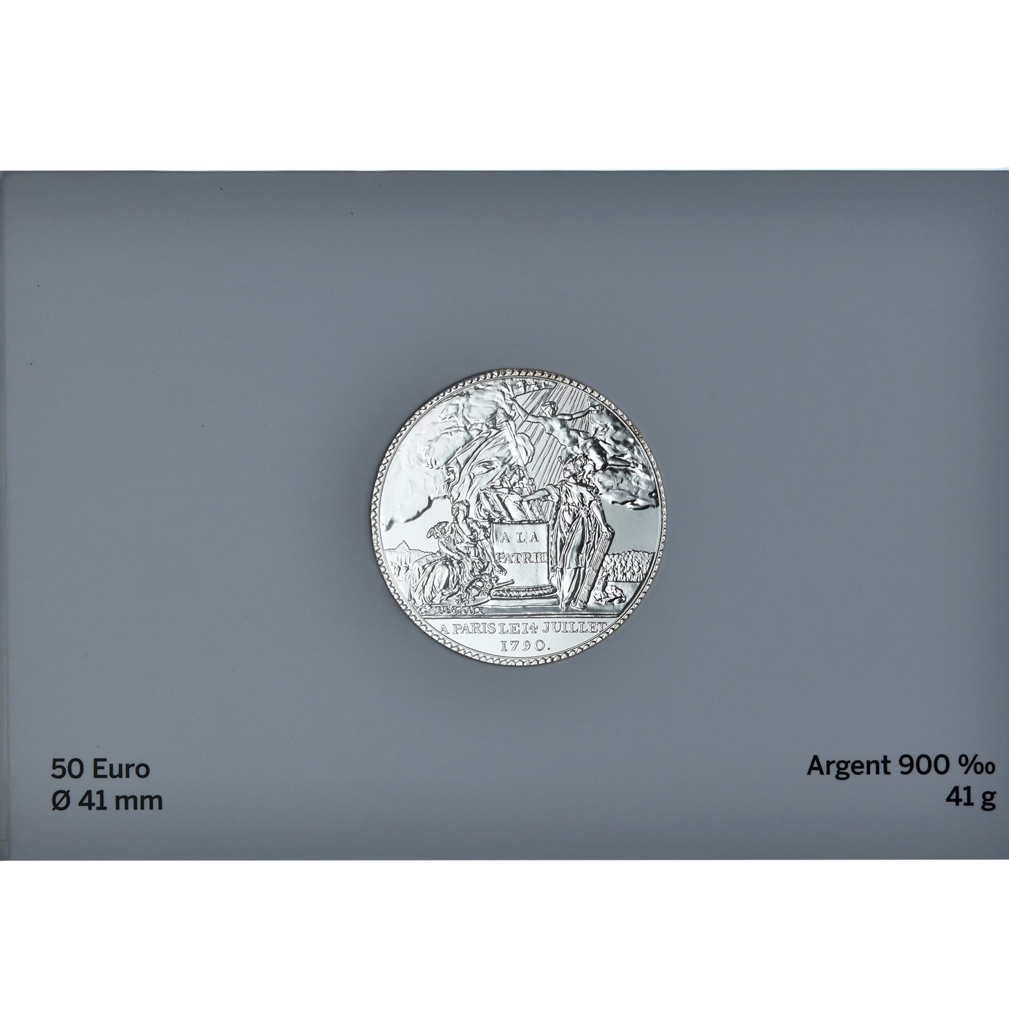 Frankreich, 50 Euro, le 14 juillet, 2019, Monnaie de Paris, STGL, Silber