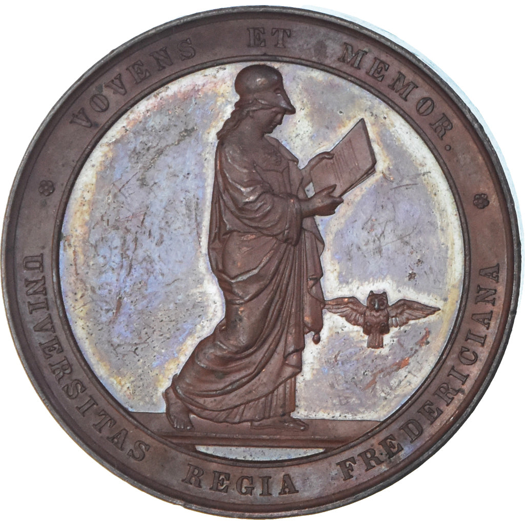 Norwegia, medal, Coronation of King Carl XV in Trondheim, 1860, MS(63), Miedź