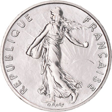 Coin, France, Semeuse, 1/2 Franc, 1988, Paris, série FDC, MS(65-70), Nickel