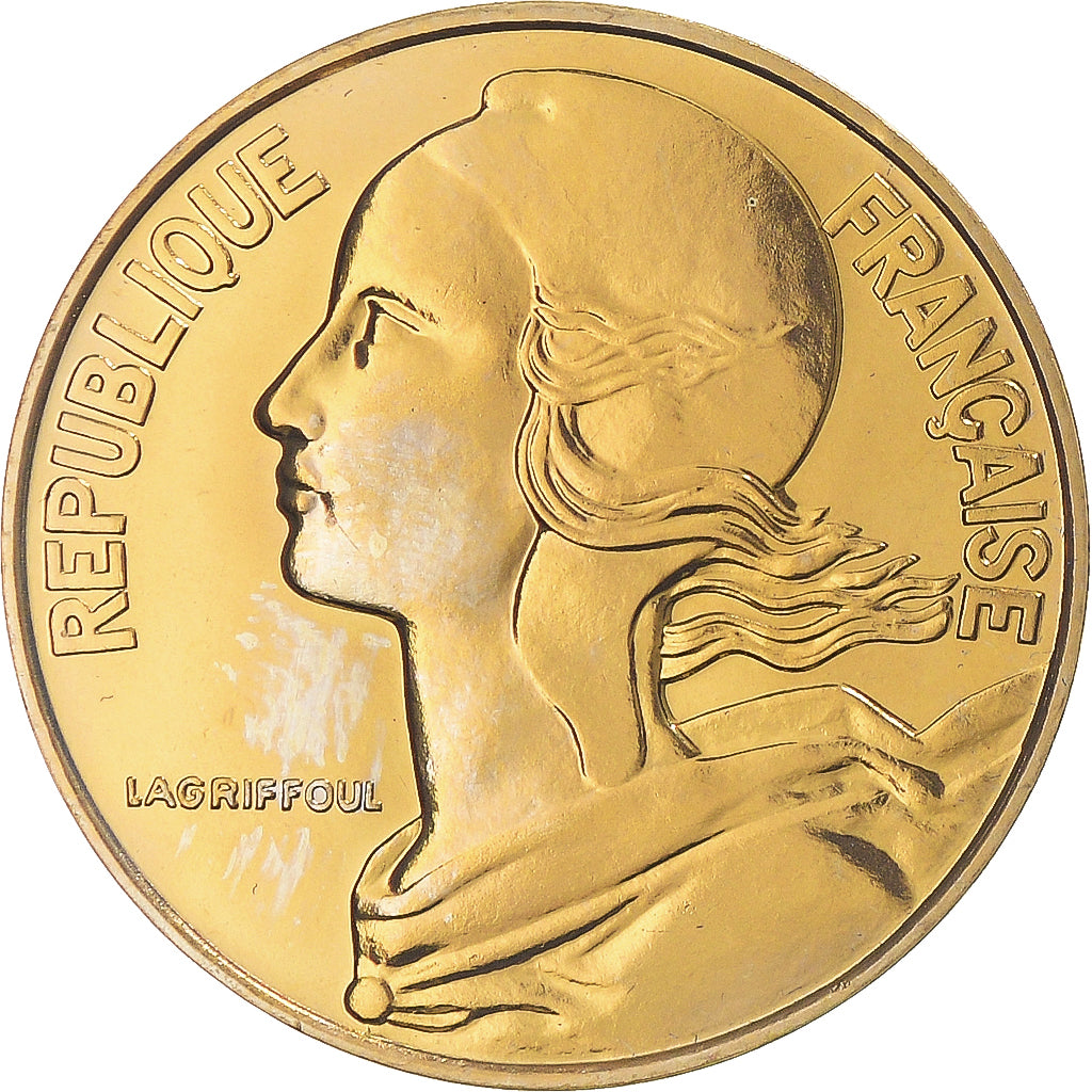 Moneta, Francja, Marianne, 20 Centimes, 1988, Paris, série FDC, MS(65-70)