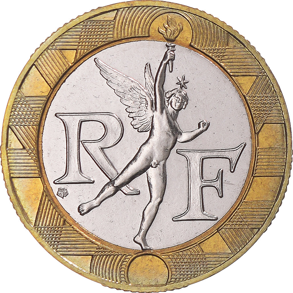 Moneta, Francja, Génie, 10 Francs, 1989, Monnaie de Paris, série FDC