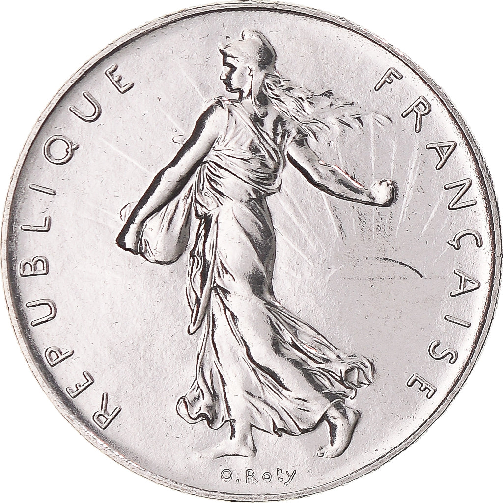 Münze, Frankreich, Semeuse, Franc, 1989, Paris, série FDC, STGL, Nickel