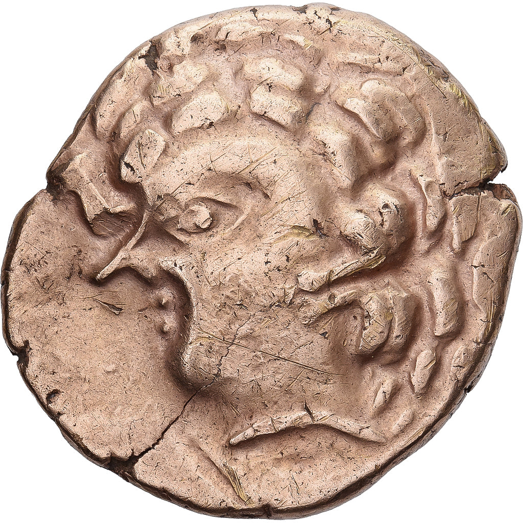 Aulerci Cenomani, Stater, 2nd-1st century BC, Dourado, EF(40-45)