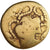 Veneti, 1/4 statère à la petite tête nue, 2nd century BC, Gold, VF(20-25)
