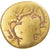 Veneti, 1/4 statère à la petite tête nue, 2nd century BC, Gold, VF(20-25)