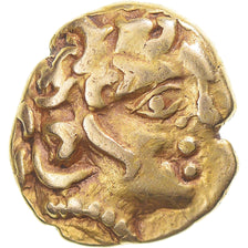 Coin, Carnutes, 1/4 statère à la lyre, 2nd-1st century BC, EF(40-45), Gold