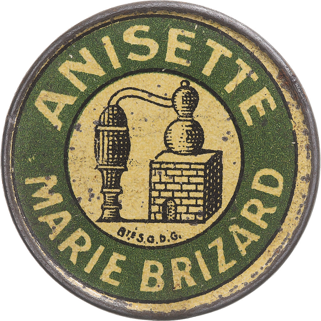 Coin, France, Anisette Marie Brizard, timbre-monnaie 10 centimes, AU(50-53)