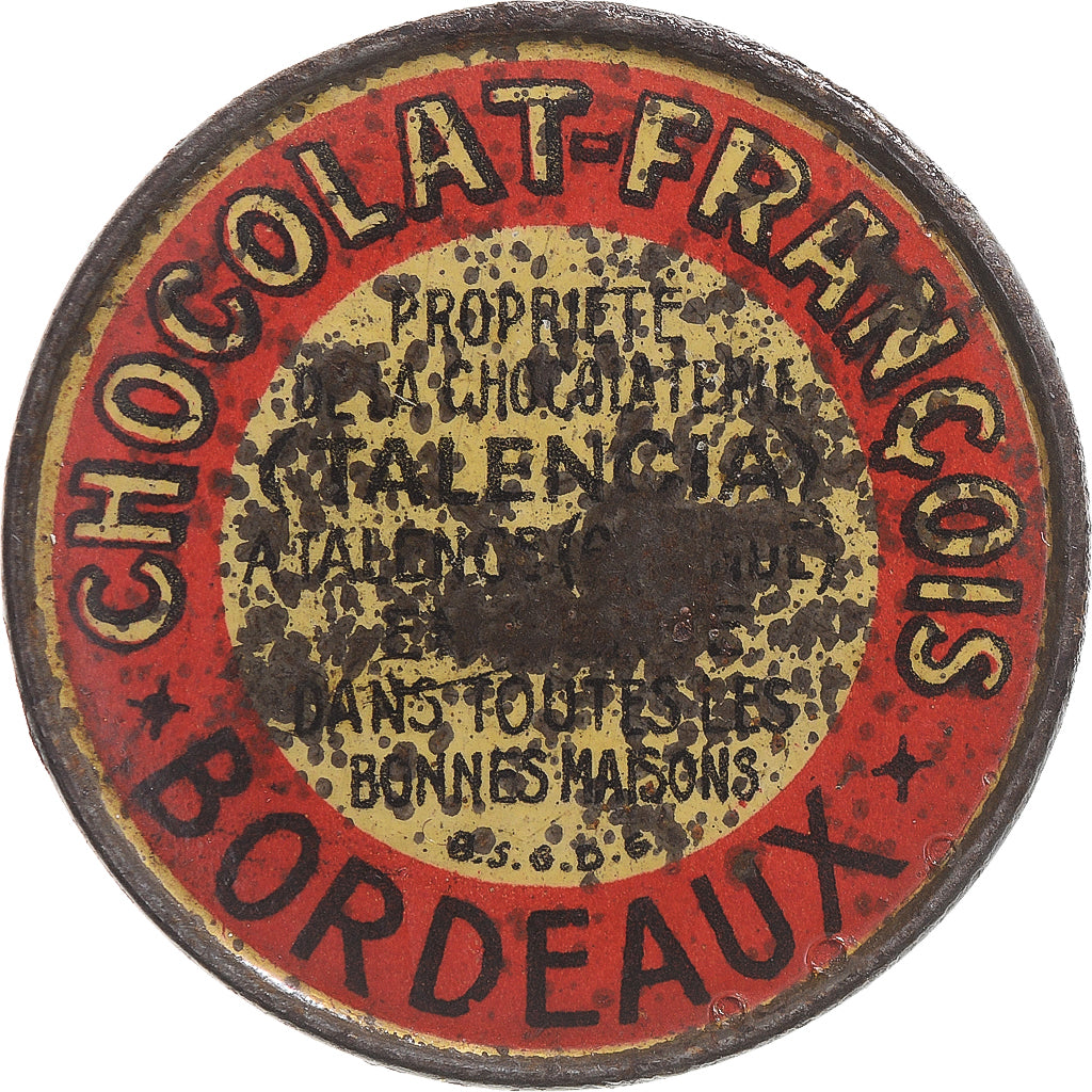 Münze, Frankreich, Chocolat-François, Bordeaux, timbre-monnaie 5 centimes, S+