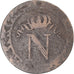 Moneta, Francia, Napoleon I, 10 Centimes, Limoges, MB, Biglione, Gadoury:190