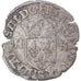Moneta, Francia, Henri III, Douzain aux deux H, 1588, Troyes, BB, Argento