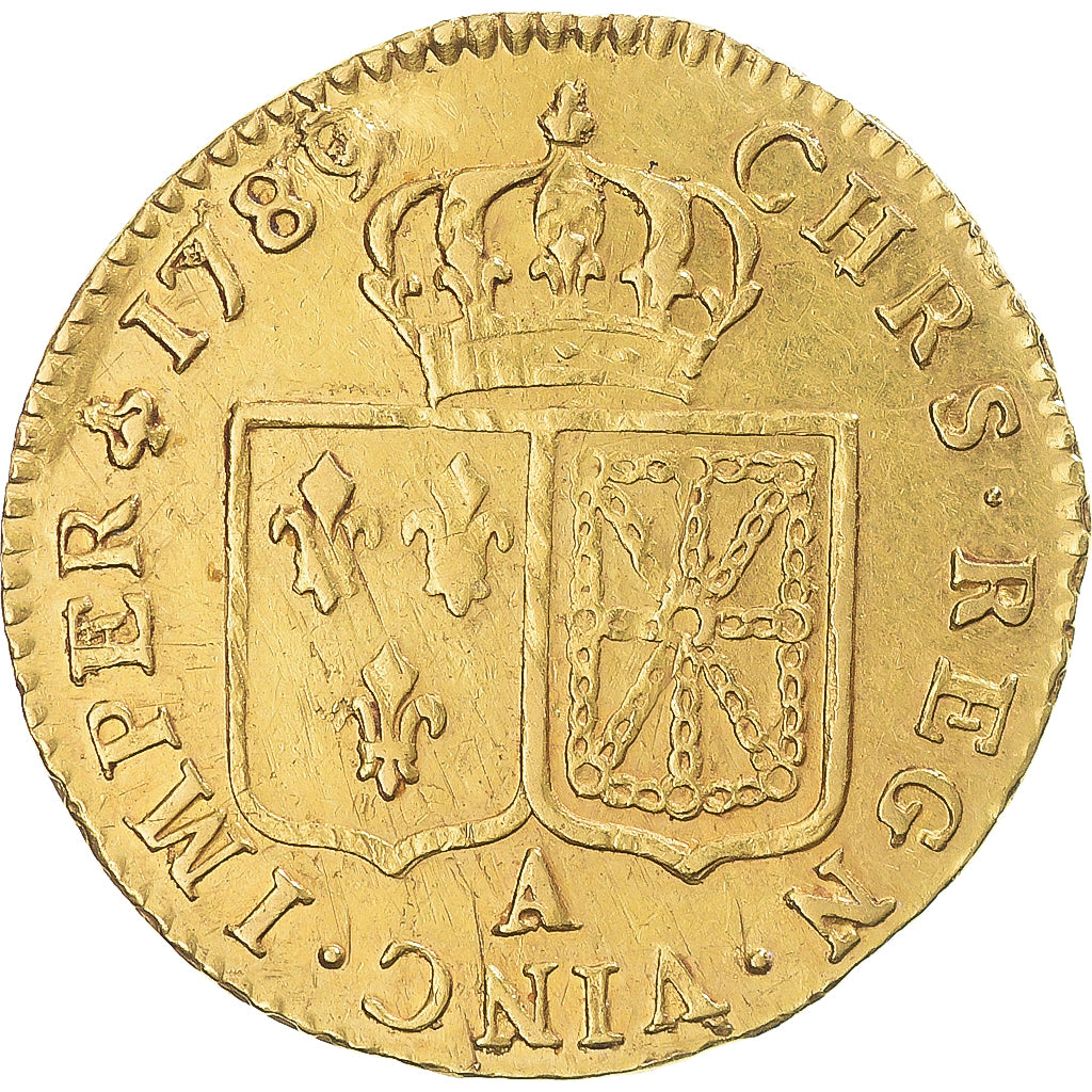 Francia, Louis XVI, Louis d'or à la tête nue, 1789, Paris, Oro, PCGS