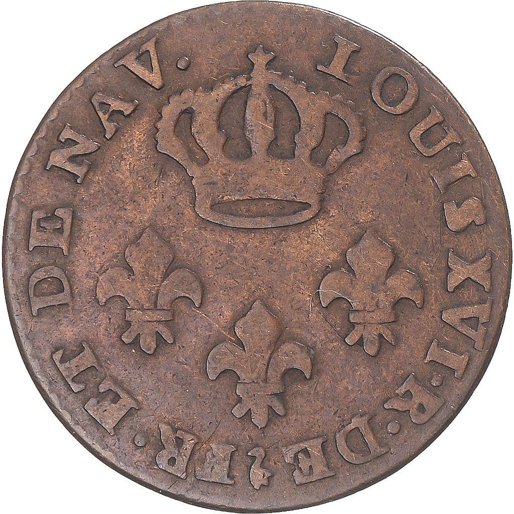 Monnaie, Guyane française, Louis XVI, 2 Sous, 1789, Paris, TB+, Billon, KM:1
