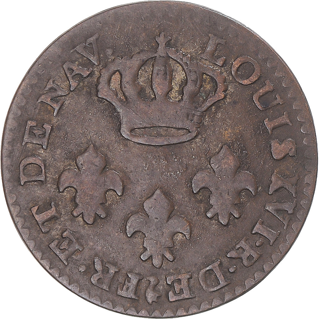 Monnaie, Guyane française, Louis XVI, 2 Sous, 1789, Paris, TB+, Billon, KM:1