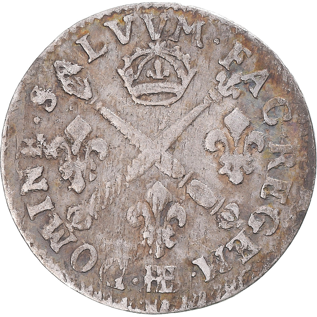 Münze, Frankreich, Louis XIV, 5 Sols aux insignes, 1704, Strasbourg, réformé