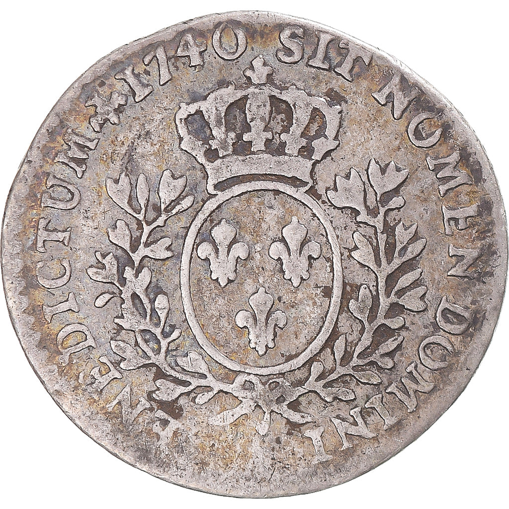 Munten, Frankrijk, Louis XV, 1/10 Écu au bandeau, 1740, Paris, 2nd semestre