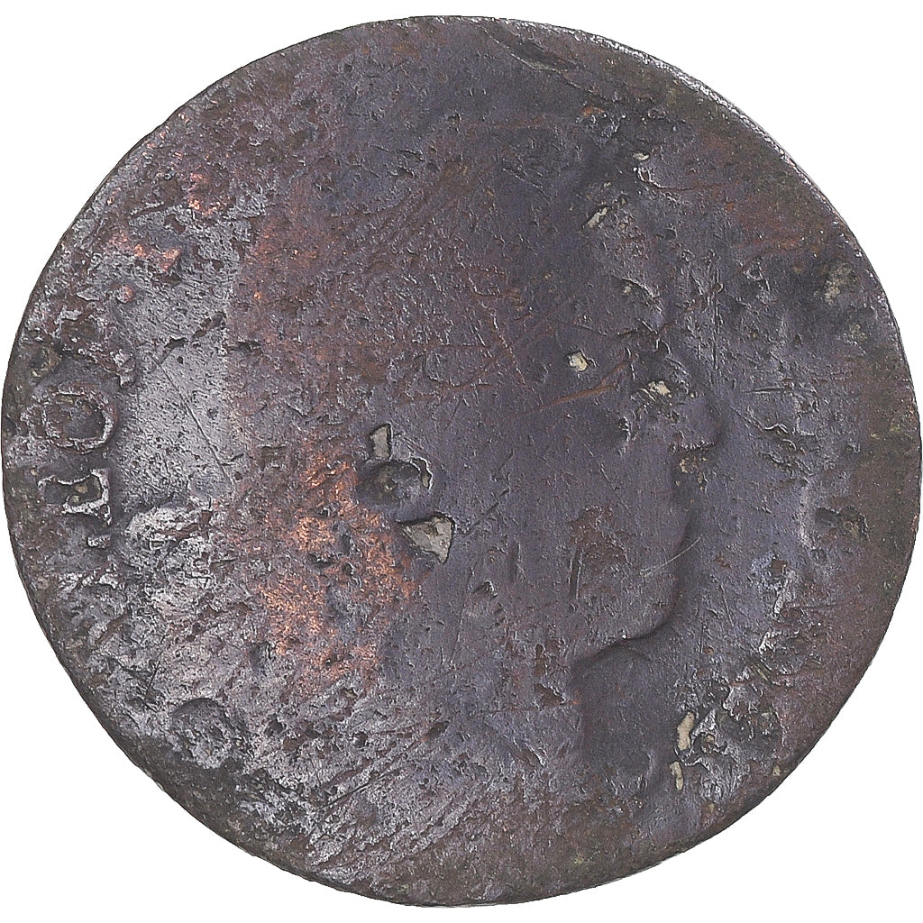 Munten, Duitse staten, LORRAINE, Leopold Joseph, Liard, 1728, Nancy, ZG+, Koper