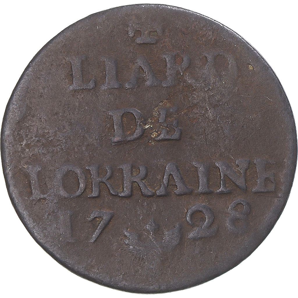 Münze, Deutsch Staaten, LORRAINE, Leopold Joseph, Liard, 1728, Nancy, S