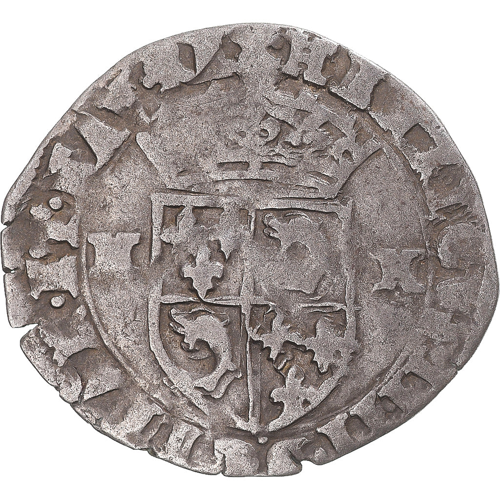Munten, Frankrijk, Henri IV, Douzain du Dauphiné aux 2 H, 1595, Grenoble, FR+