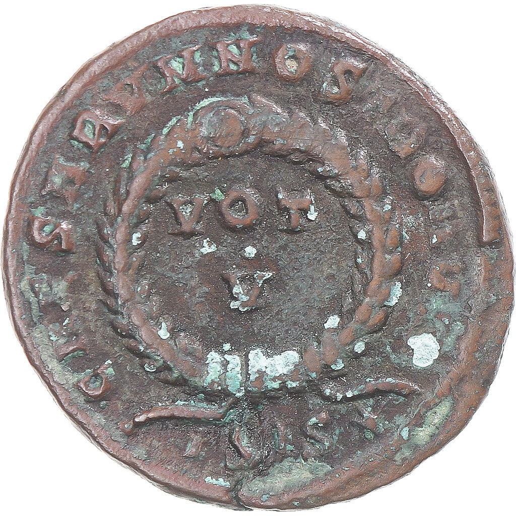 Coin, Crispus, Follis, 317-326, Siscia, VF(30-35), Copper, RIC:153