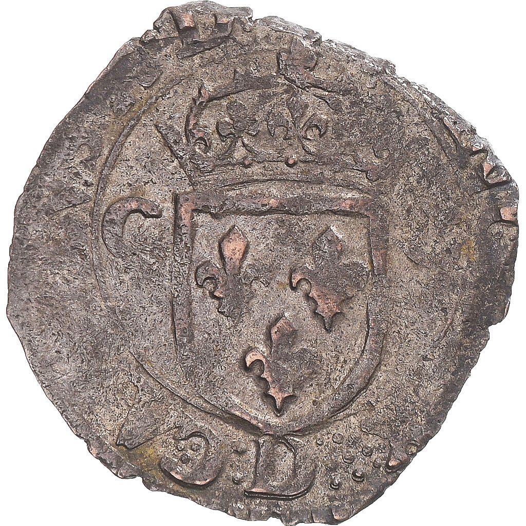Moneta, Francia, Charles X, Douzain aux deux C, 1593, Lyon, MB+, Biglione