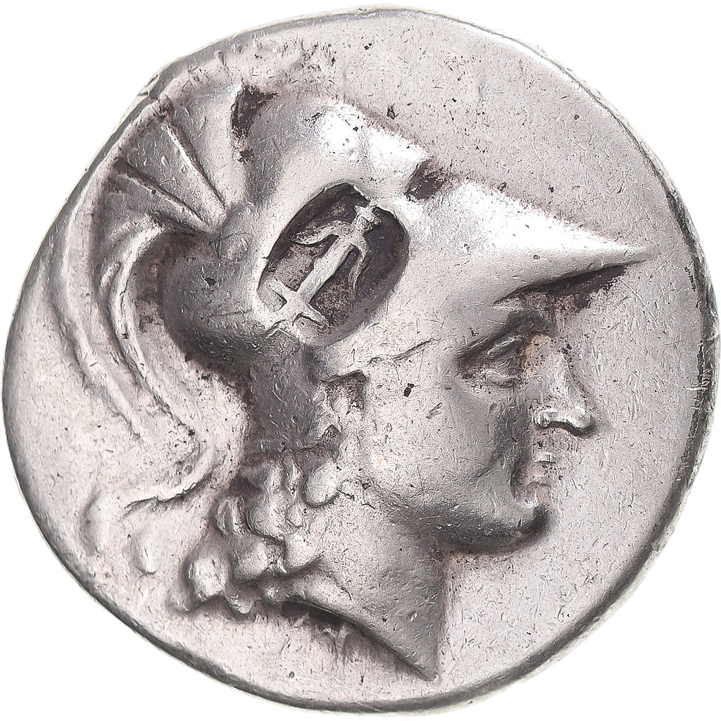 Moeda, Panfília, Tetradrachm, ca. 205-100 BC, Side, VF(30-35), Prata