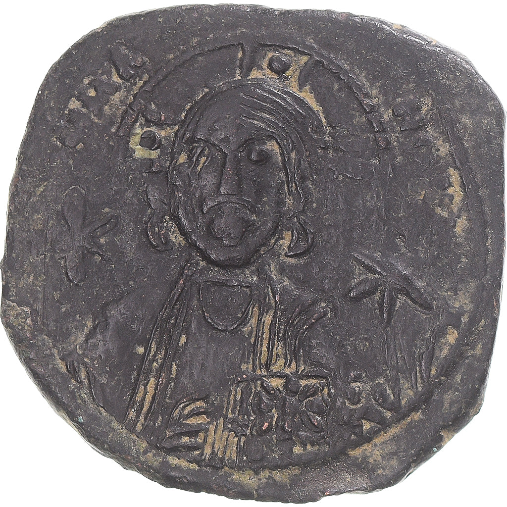 Coin, Michael VII, Follis, 1071-1078, Constantinople, EF(40-45), Copper