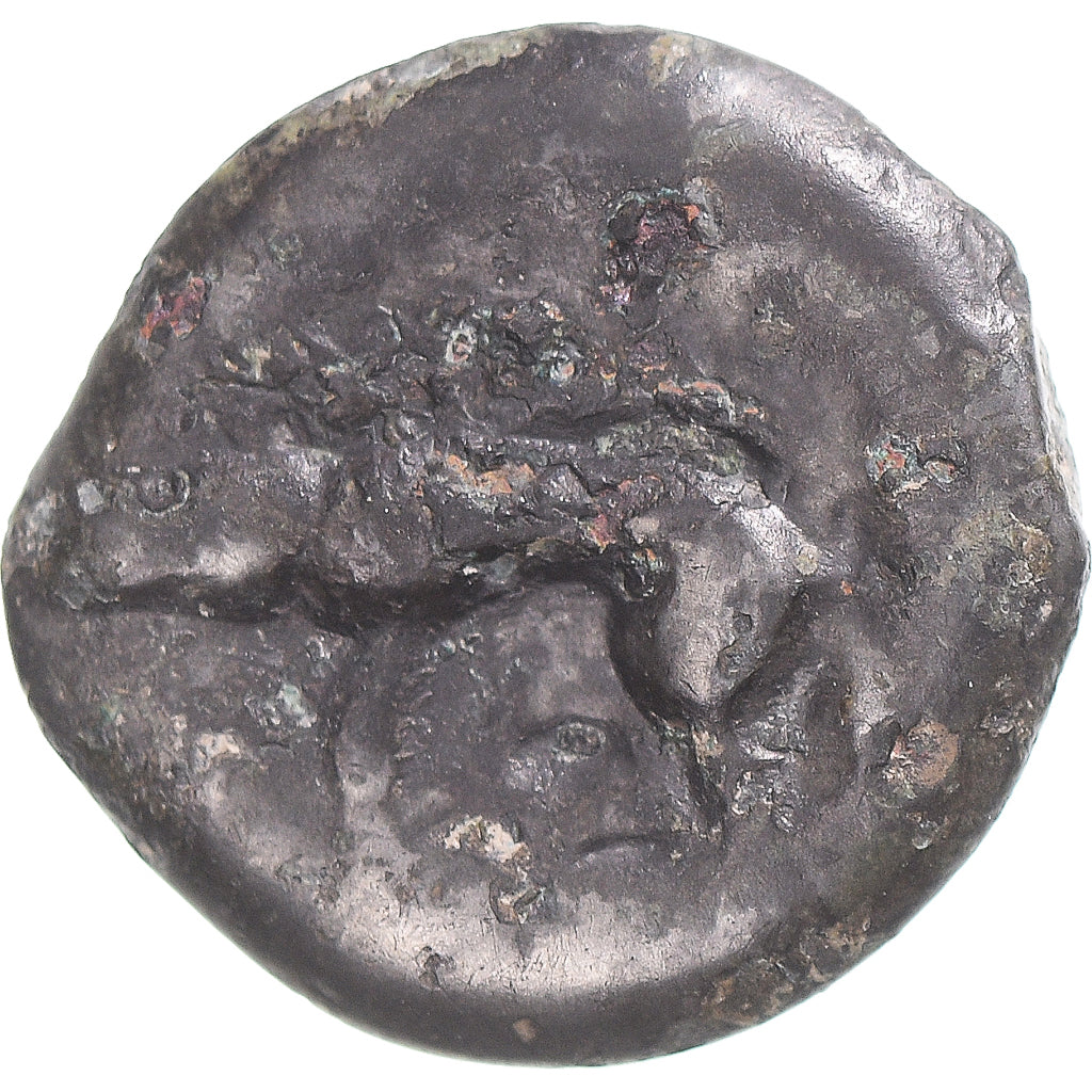 Munten, Leuques, Potin à la tête chauve, 75-50 BC, FR, Potin, Delestrée:228