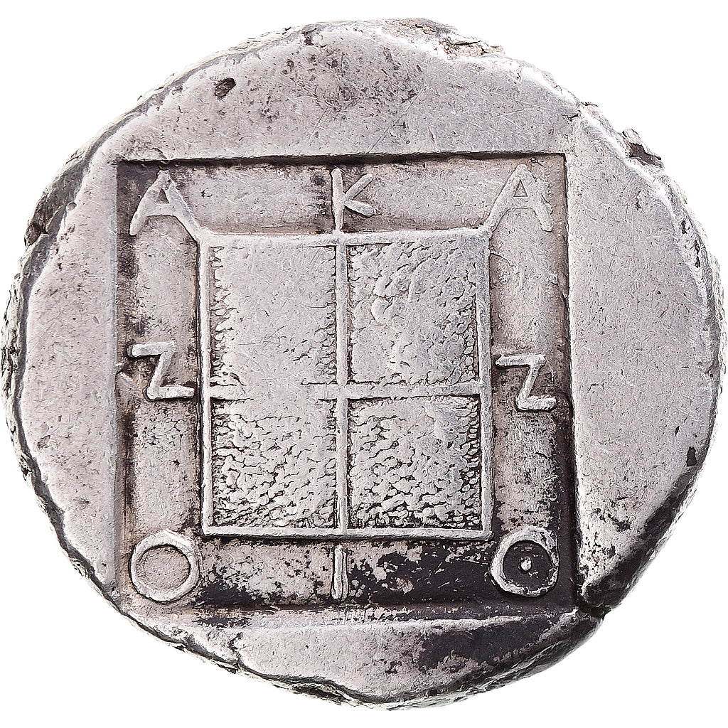 Macédoine, Tétradrachme, ca. 470-430 BC, Acanthos, Argent, TTB, HGC:3.1-385
