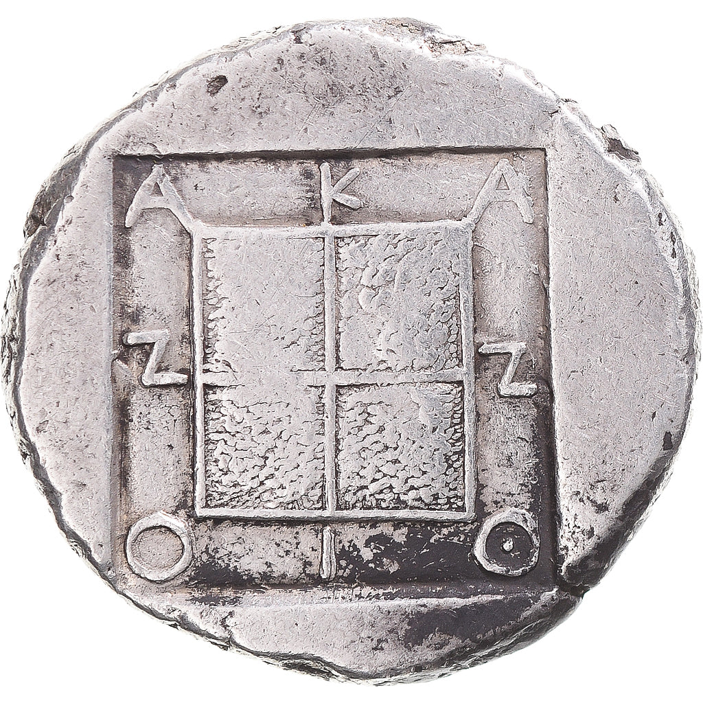 Macedonia, Tetradrachm, ca. 470-430 BC, Akanthos, Argento, BB, HGC:3.1-385
