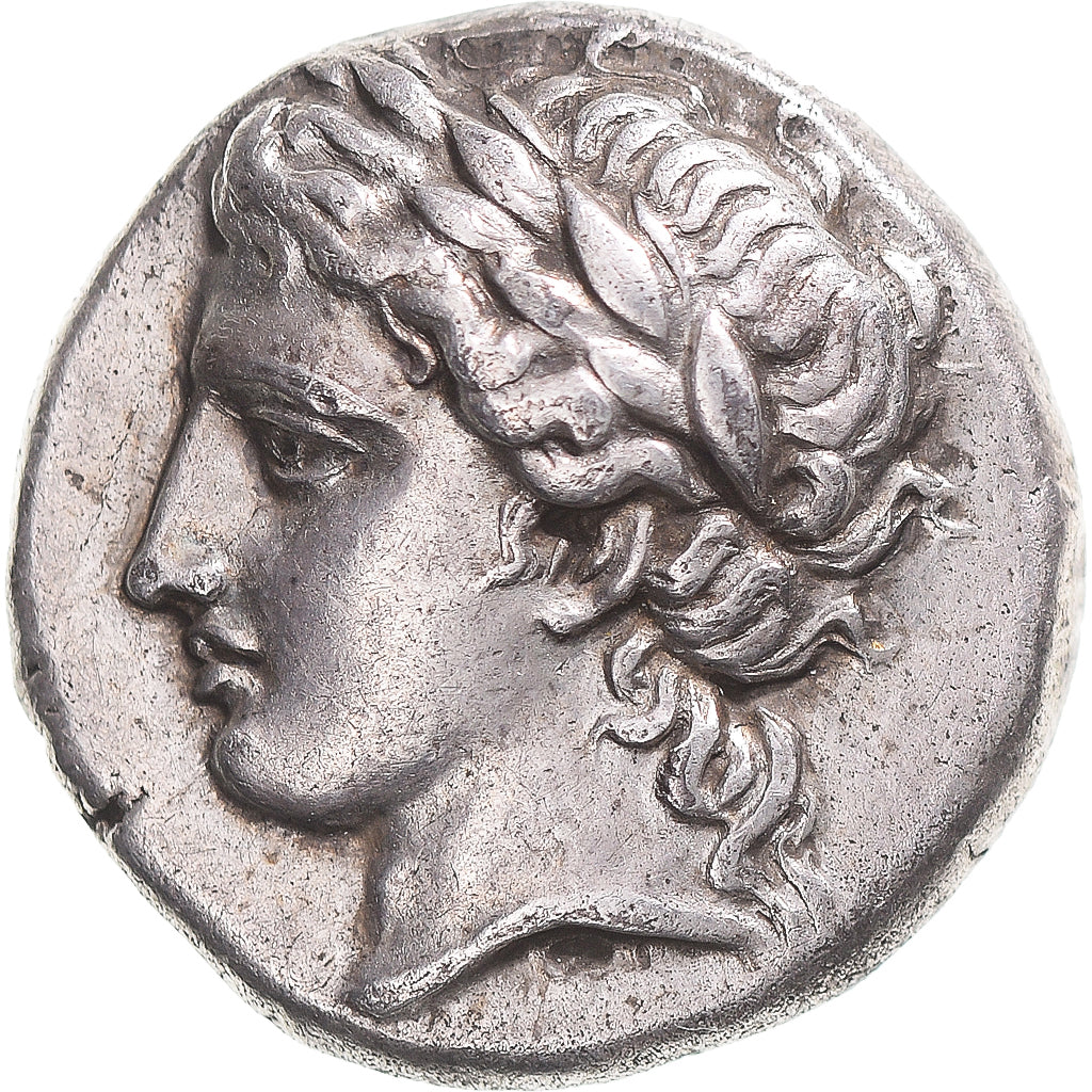 Chalkidian League, Tetradrachm, ca. 360-348 BC, Olynthos, Silver, EF(40-45)
