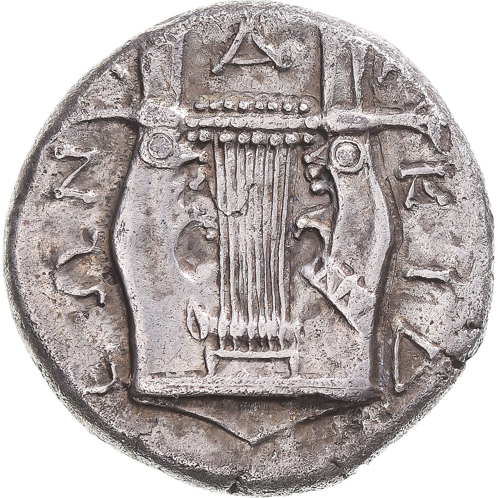 Chalkidian League, Tetradrachm, ca. 360-348 BC, Olynthos, Silver, EF(40-45)