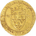 France, Dauphin Charles, Régent, Écu d’or aux deux couronelles, 1418-1422