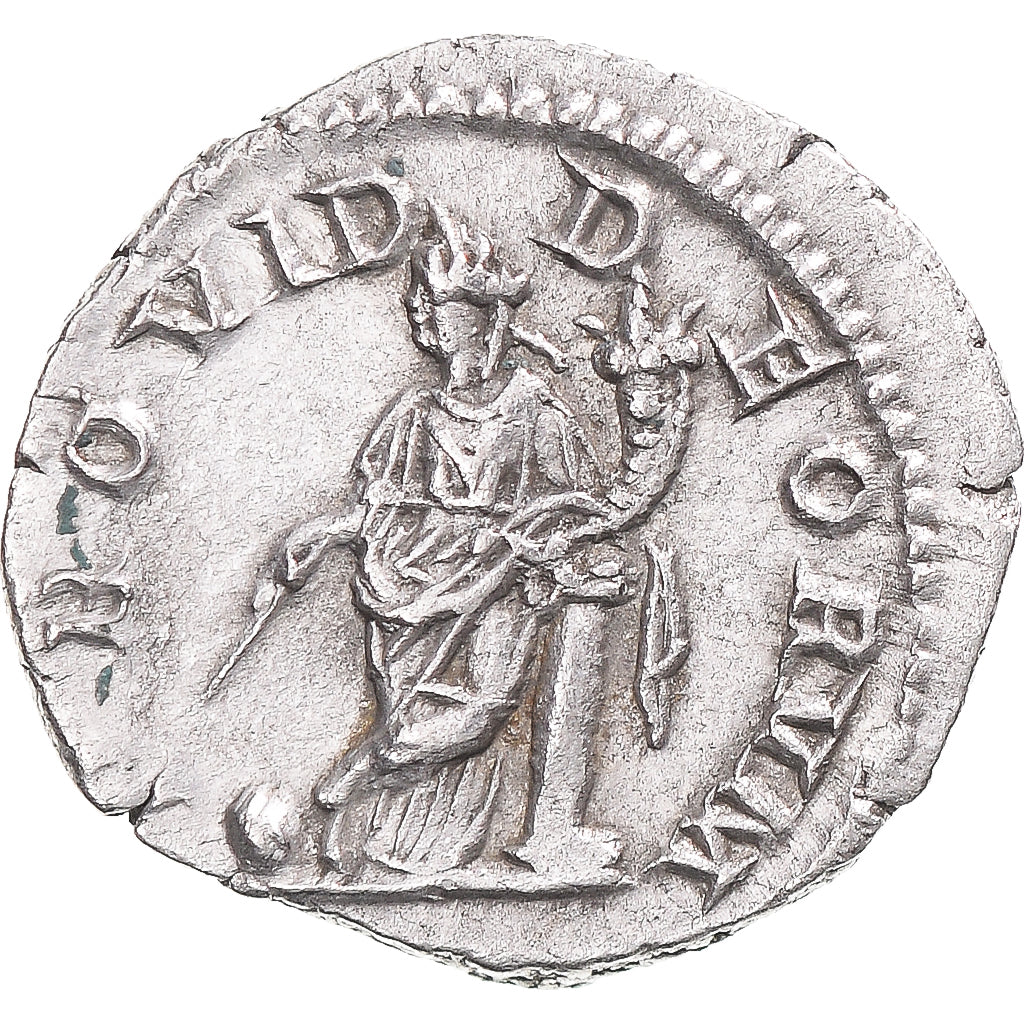 Moneta, Elagabalus, Denarius, 218-222, Rome, AU(50-53), Srebro, RIC:130