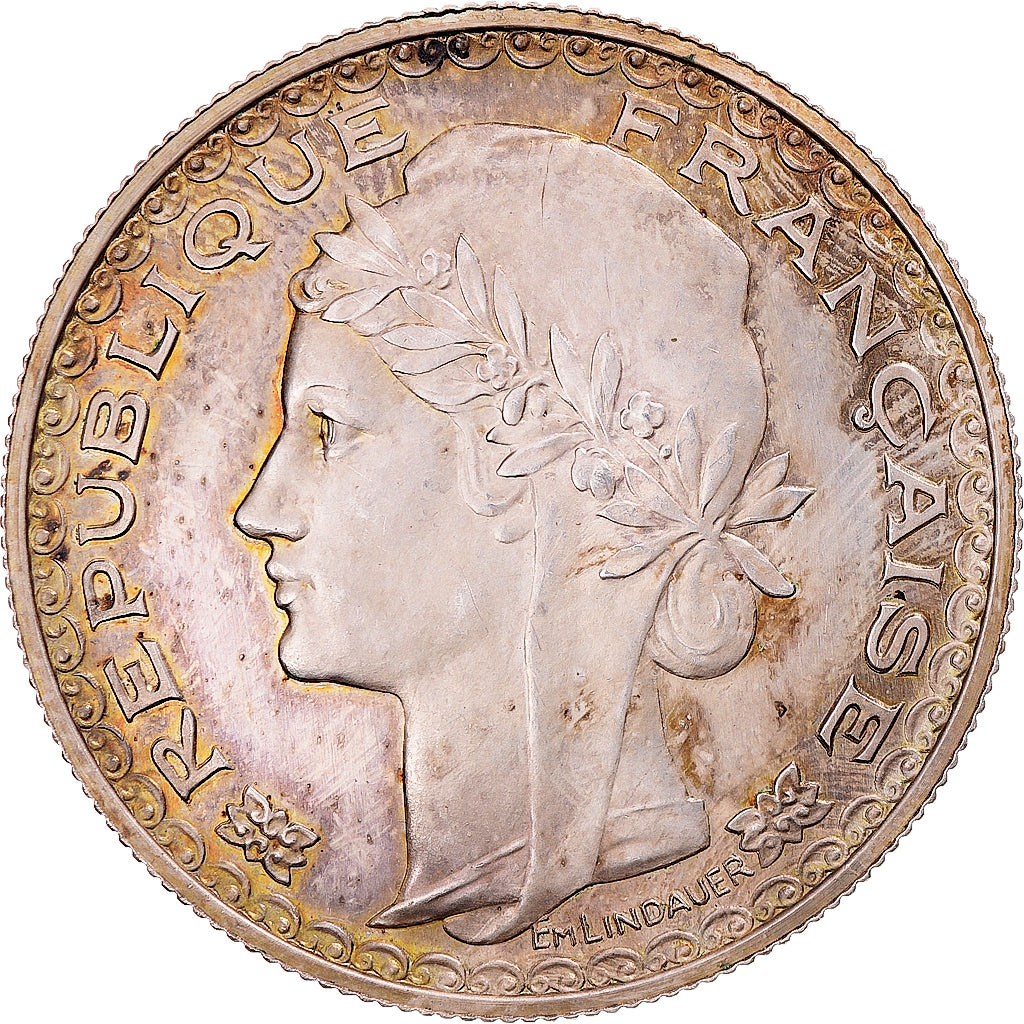 Französisch Indochina, Piastre, 1931, Paris, essai uniface droit, Silber, UNZ