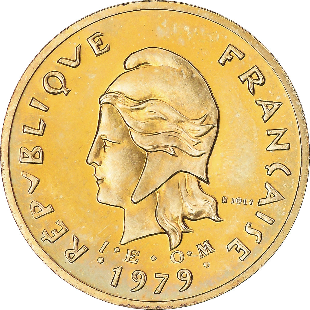 Monnaie, Condominium des Nouvelles-Hébrides, 2 Francs, 1979, Paris, Piéfort