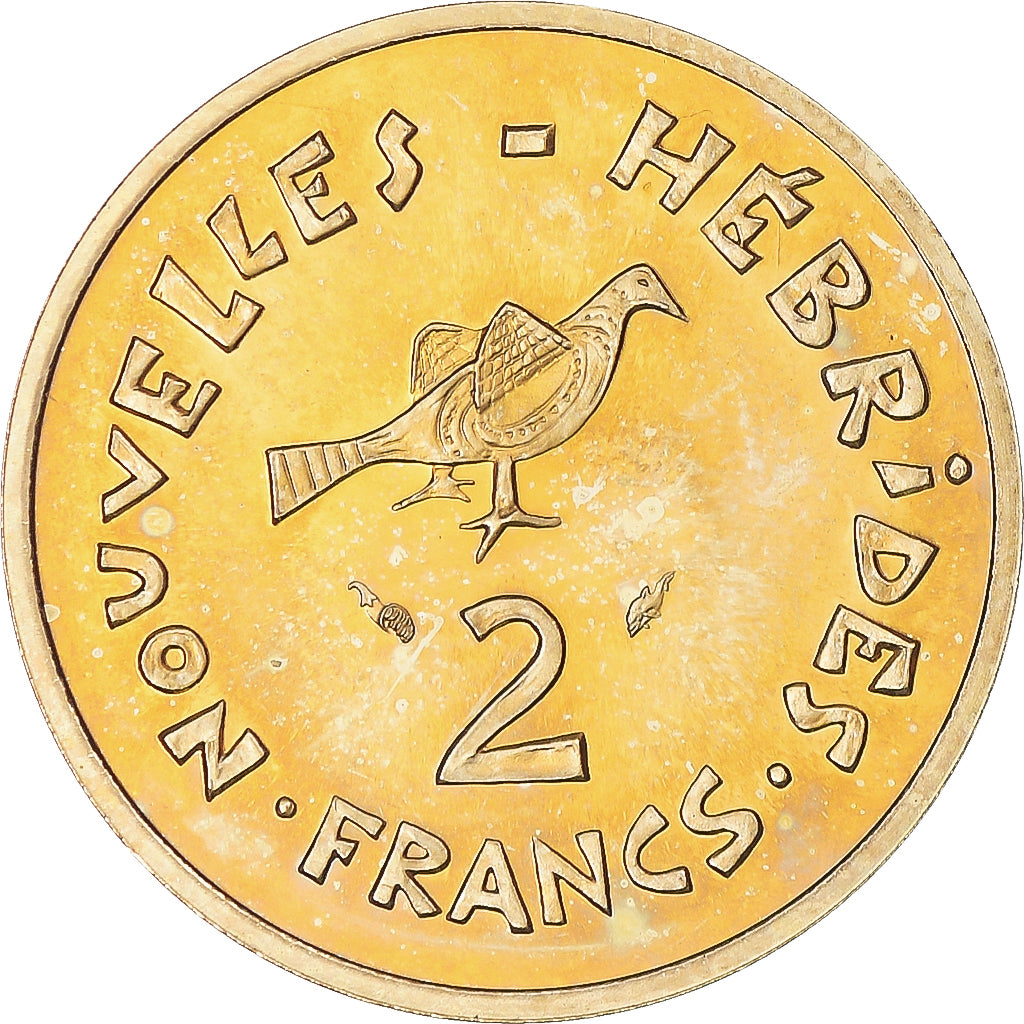 Monnaie, Condominium des Nouvelles-Hébrides, 2 Francs, 1979, Paris, Piéfort