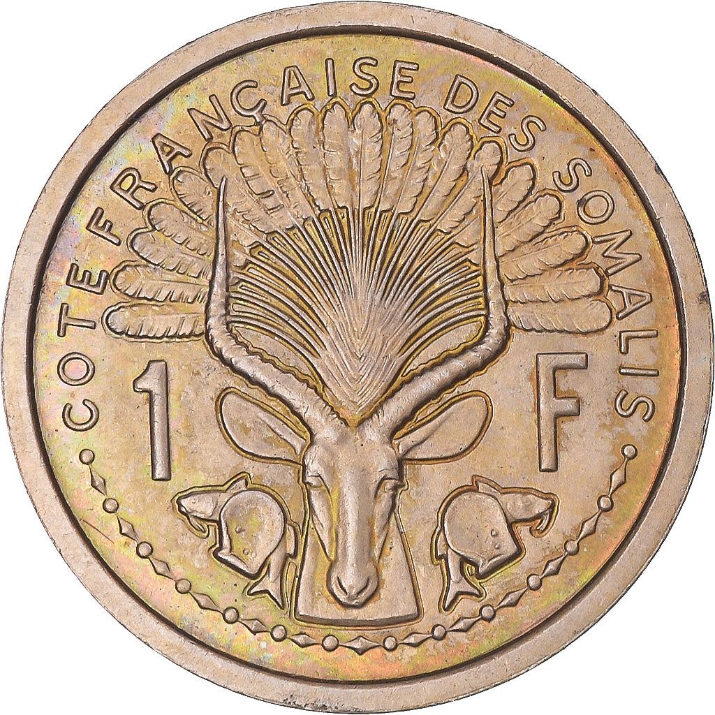 Coin, French Somaliland, Franc, 1948, Paris, ESSAI, MS(63), Copper-nickel, KM:E1