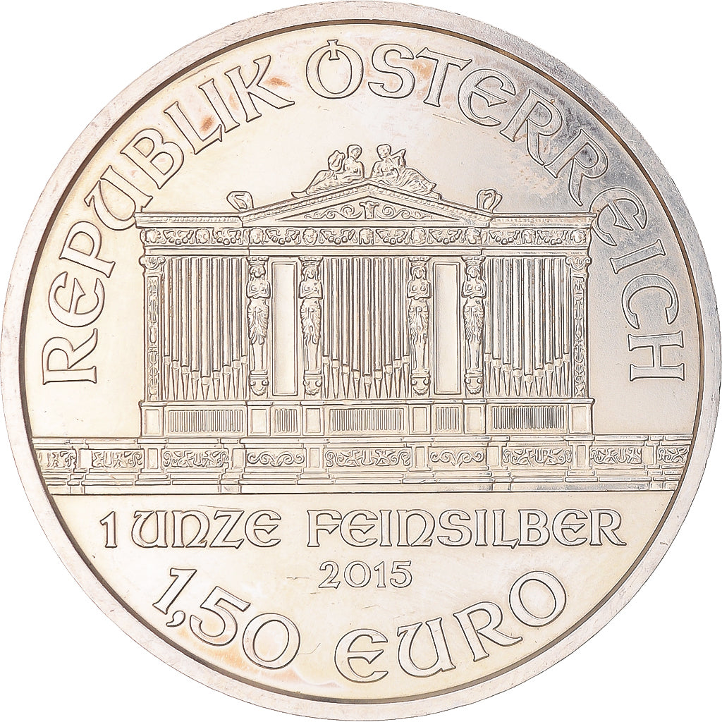 Coin, Austria, Philharmonic Orchestra, 1,5 Euro, 2015, Vienna, Bullion, MS(63)